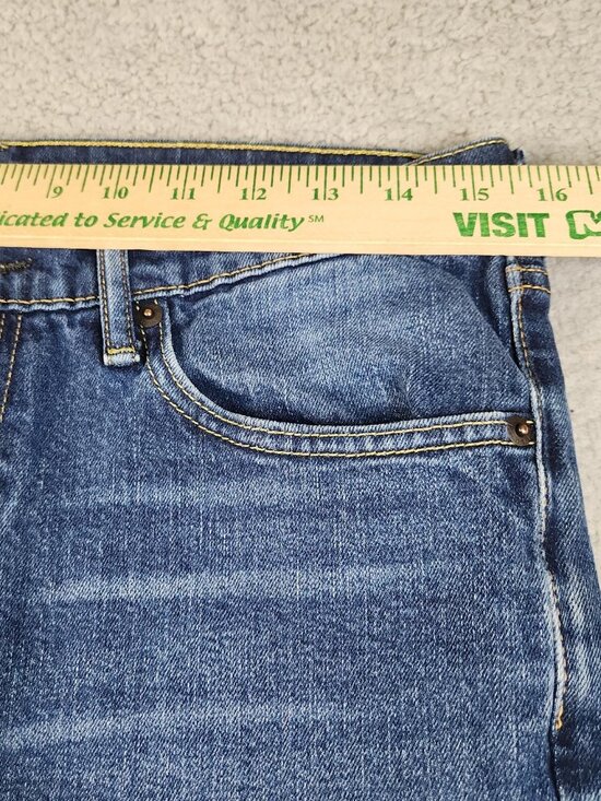 Levi's 511 Jeans Men's 32x34 Blue Straight Skinny Slim Fit Stretch Denim Pants - Picture 3 of 10